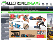 Tablet Screenshot of electronicdreams.pl